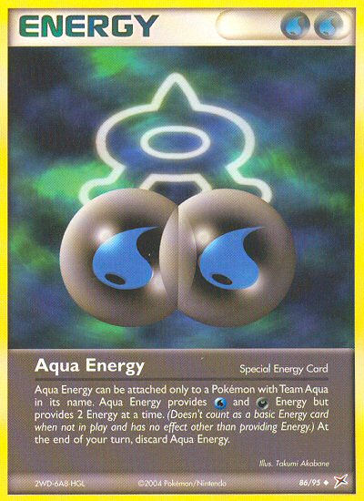 Aqua Energy 86/95 EX Team Magma vs Team Aqua