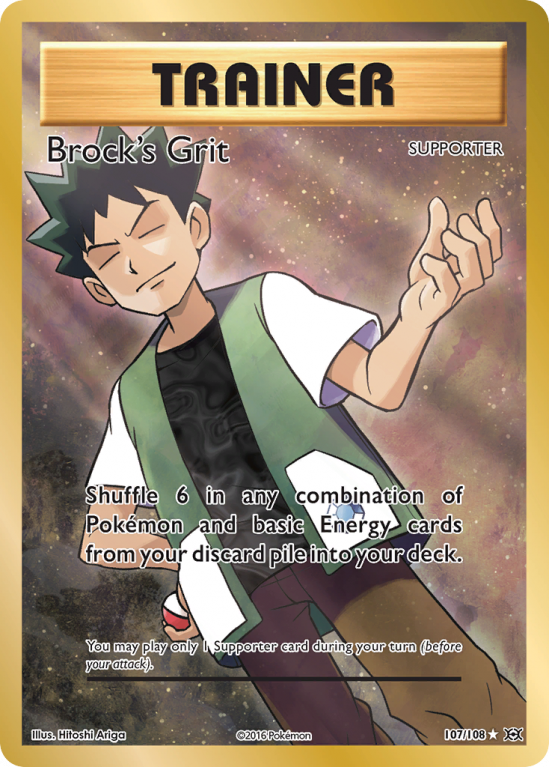 Brock's Grit 107/108 XY Evolutions