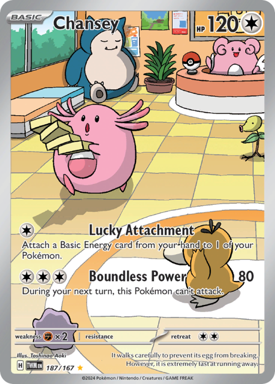 Chansey 187/167 Scarlet & Violet Twilight Masquerade