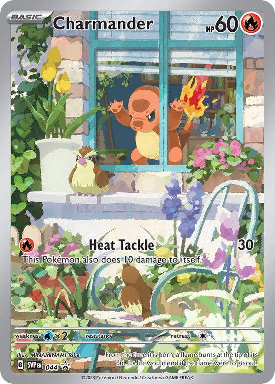 Pokémonkaart Charmander nummer 44/14 uit de set Scarlet & Violet Black Star Promos (Scarlet & Violet)