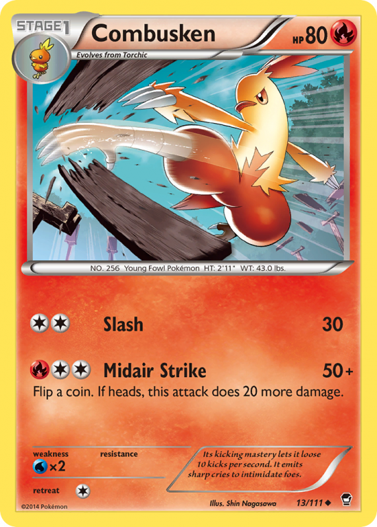 Combusken 13/111 XY Furious Fists