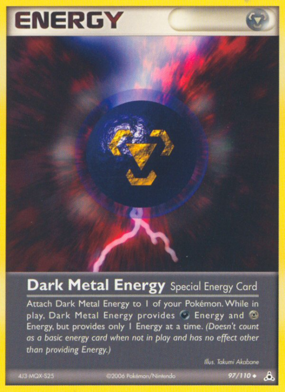 Dark Metal Energy 97/110 EX Holon Phantoms