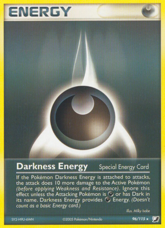 Darkness Energy 96/115 EX Unseen Forces