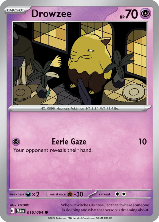 Drowzee 16/64 Scarlet & Violet Shrouded Fable