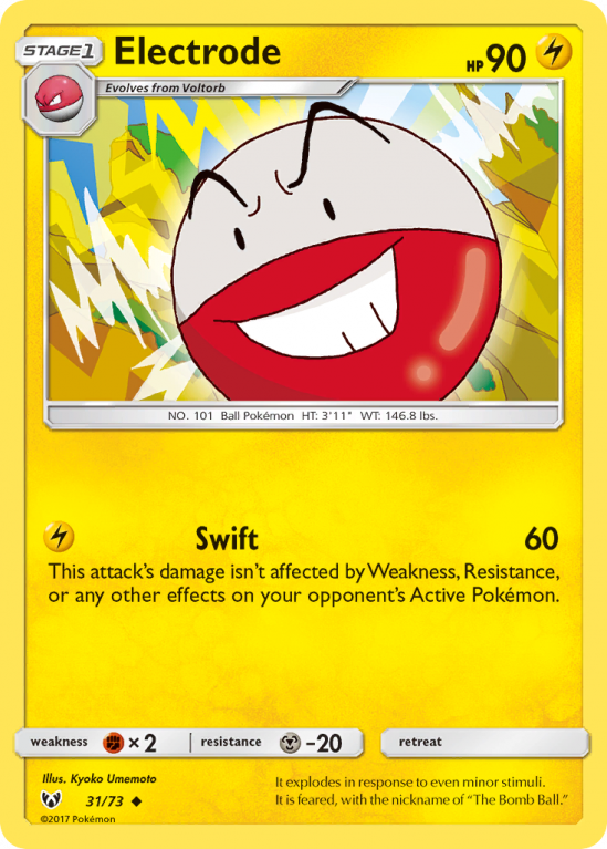 Electrode 31/73 Sun & Moon Shining Legends