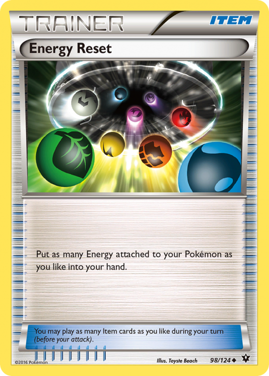 Energy Reset 98/124 XY Fates Collide