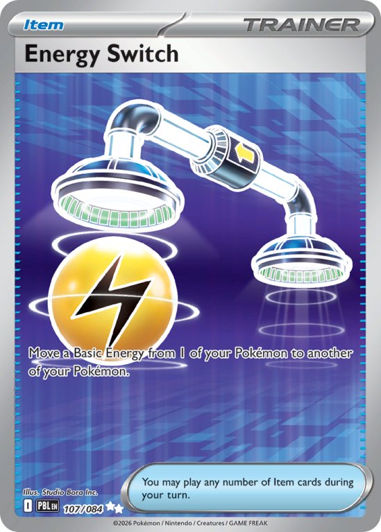 Pokémonkaart Energy Switch nummer 107/84 uit de set Pitch Black (Mega Evolution)