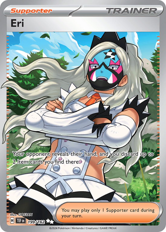 Pokémonkaart Eri nummer 199/162 uit de set Temporal Forces (Scarlet & Violet)