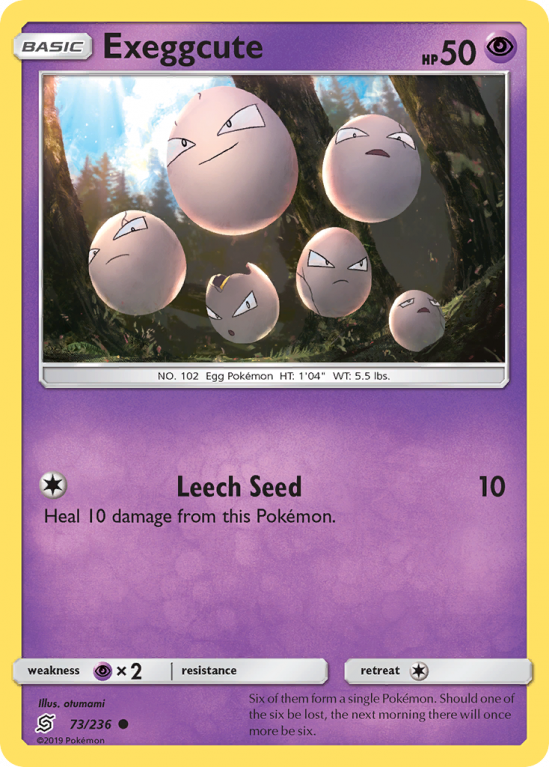 Exeggcute 73/236 Sun & Moon Unified Minds
