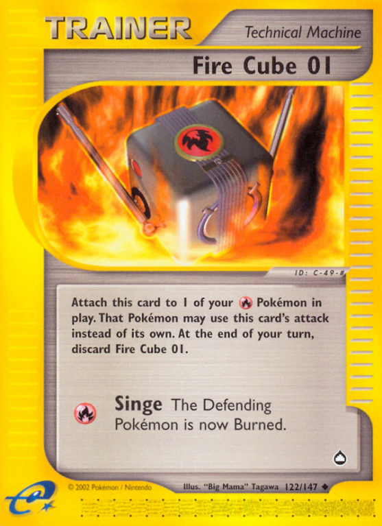 Fire Cube 01 122/186 E-Card Aquapolis