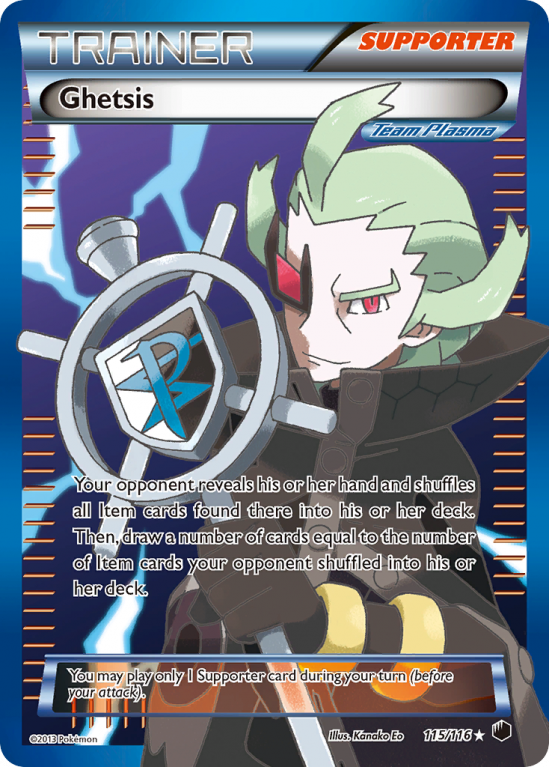 Ghetsis 115/116 Black & White Plasma Freeze