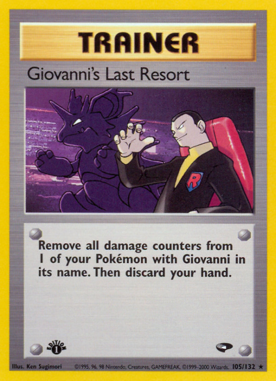 Giovanni's Last Resort 105/132 Gym Gym Challenge