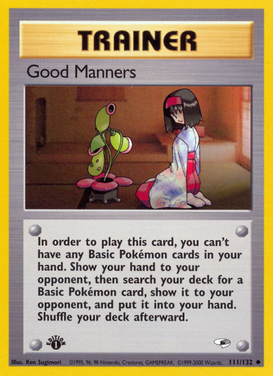 Good Manners 111/132 Gym Gym Heroes