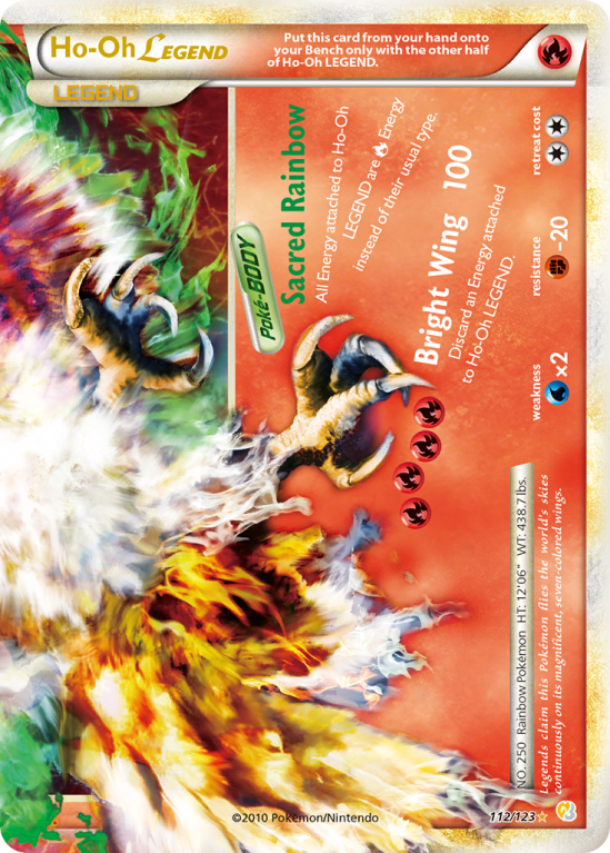 Ho-Oh LEGEND 112/123 HeartGold & SoulSilver HeartGold & SoulSilver