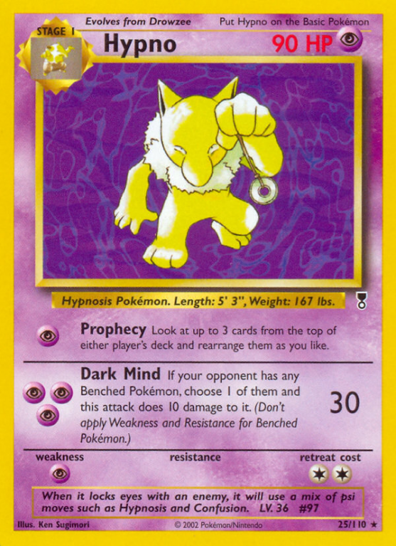 Hypno 25/110 Other Legendary Collection