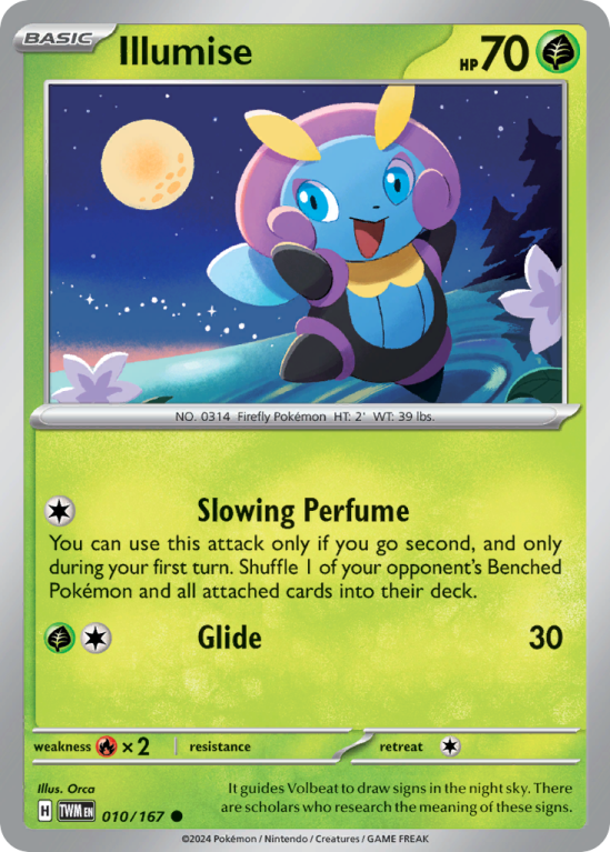 Illumise 10/167 Scarlet & Violet Twilight Masquerade