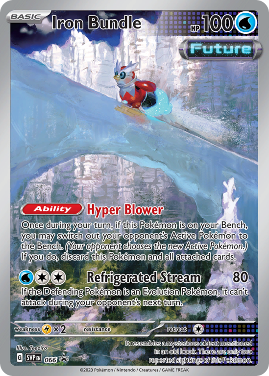 Pokémonkaart Iron Bundle nummer 66/14 uit de set Scarlet & Violet Black Star Promos (Scarlet & Violet)