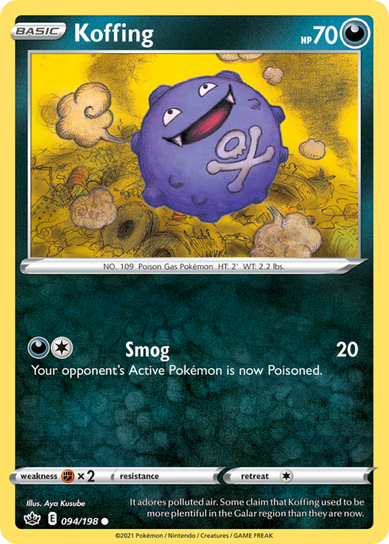 Koffing 94/198 Sword & Shield Chilling Reign