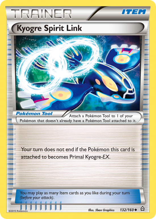 Kyogre Spirit Link 132/160 XY Primal Clash