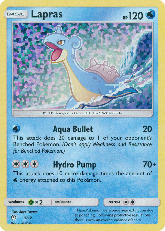 Lapras 5/12 Other McDonald's Collection 2019