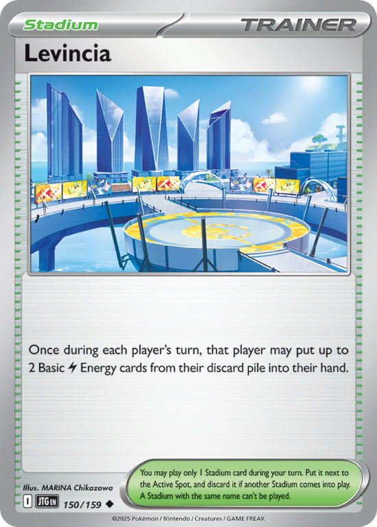 Pokémonkaart Levincia nummer 150/159 uit de set Journey Together (Scarlet & Violet)