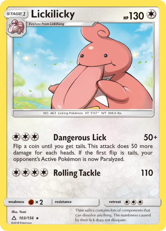 Lickilicky 103/156 Sun & Moon Ultra Prism