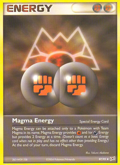 Magma Energy 87/95 EX Team Magma vs Team Aqua