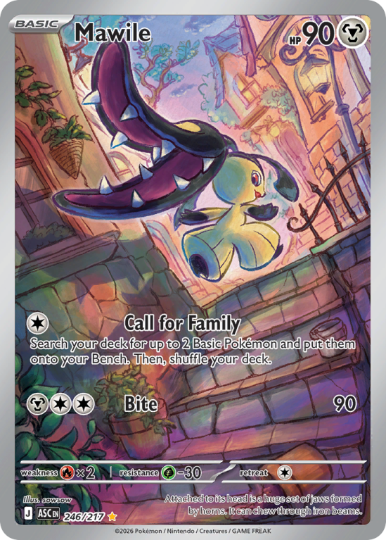 Pokémonkaart Mawile nummer 246/217 uit de set Ascended Heroes (Mega Evolution)