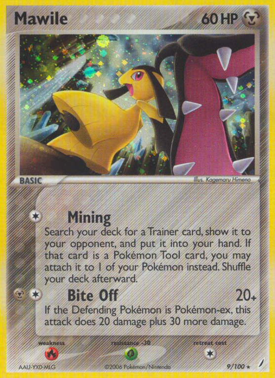 Mawile 9/100 EX Crystal Guardians
