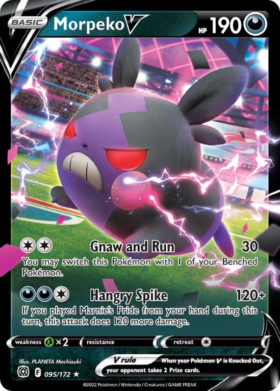 Morpeko V 95/172 Sword & Shield Brilliant Stars