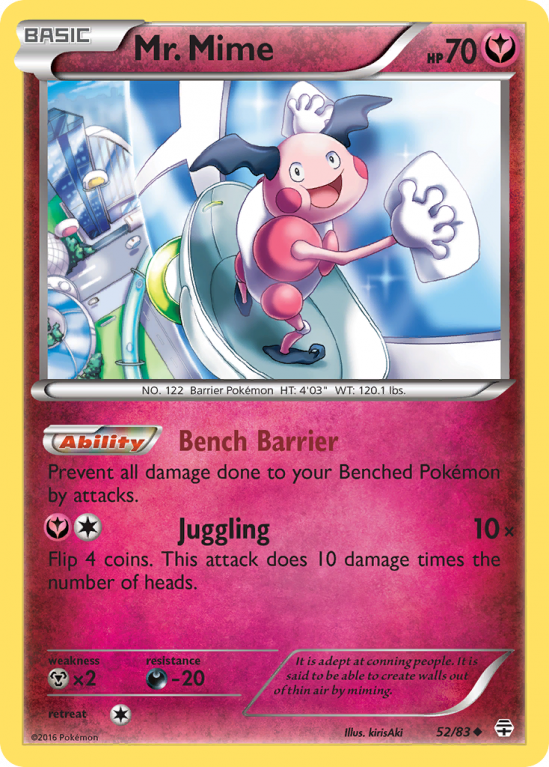 Mr. Mime 52/115 XY Generations