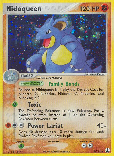 Nidoqueen 9/112 EX FireRed & LeafGreen