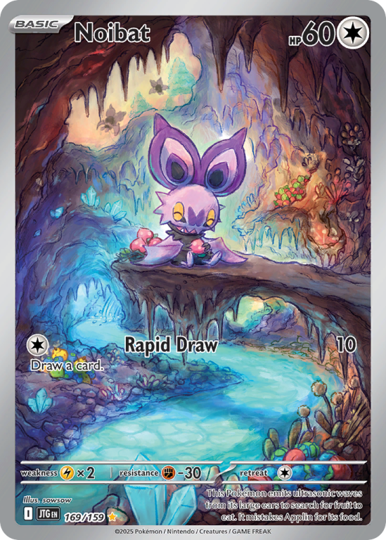 Pokémonkaart Noibat nummer 169/159 uit de set Journey Together (Scarlet & Violet)