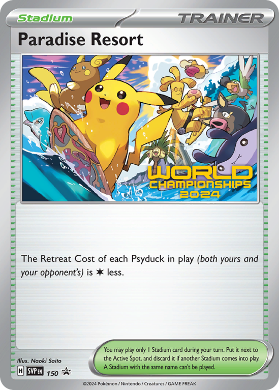 Pokémonkaart Paradise Resort nummer 150/14 uit de set Scarlet & Violet Black Star Promos (Scarlet & Violet)
