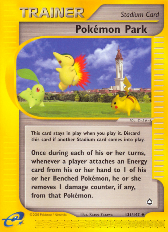 Pokémon Park 131/186 E-Card Aquapolis