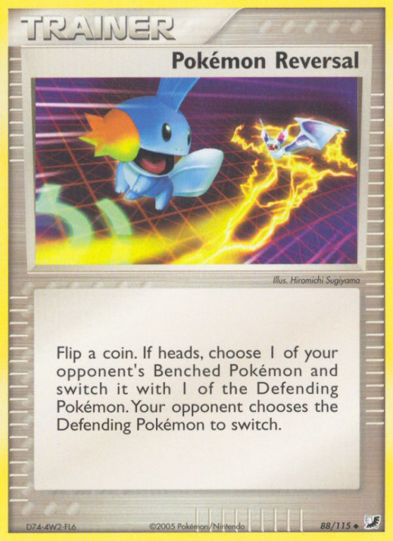 Pokémon Reversal 88/115 EX Unseen Forces