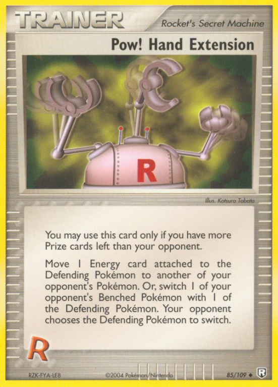 Pow! Hand Extension 85/109 EX Team Rocket Returns