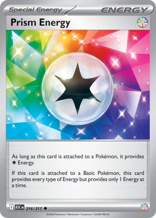 Pokémonkaart Prism Energy nummer 216/217 uit de set Ascended Heroes (Mega Evolution)
