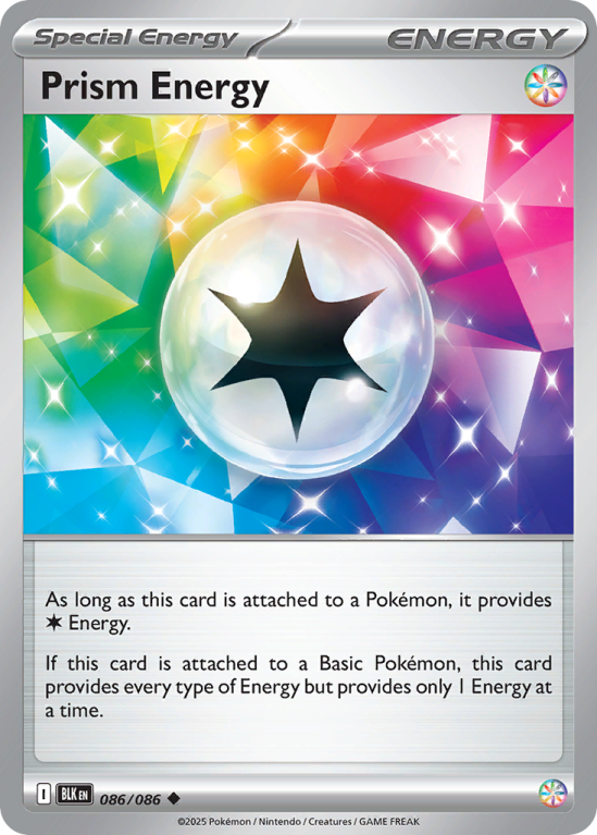 Pokémonkaart Prism Energy nummer 86/86 uit de set Black Bolt (Scarlet & Violet)