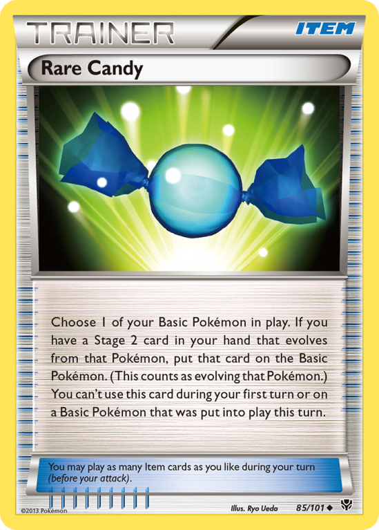 Rare Candy 85/101 Black & White Plasma Blast