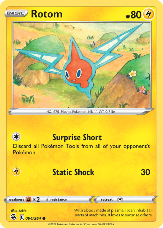 Rotom 94/264 Sword & Shield Fusion Strike