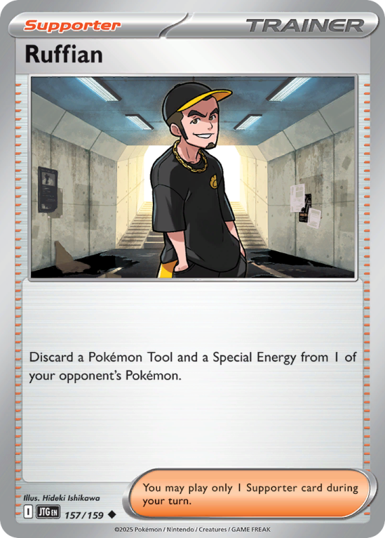 Pokémonkaart Ruffian nummer 157/159 uit de set Journey Together (Scarlet & Violet)
