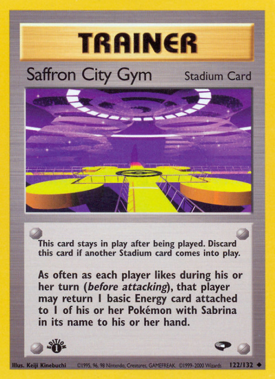 Saffron City Gym 122/132 Gym Gym Challenge