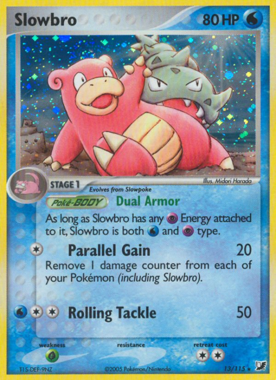 Slowbro 13/115 EX Unseen Forces