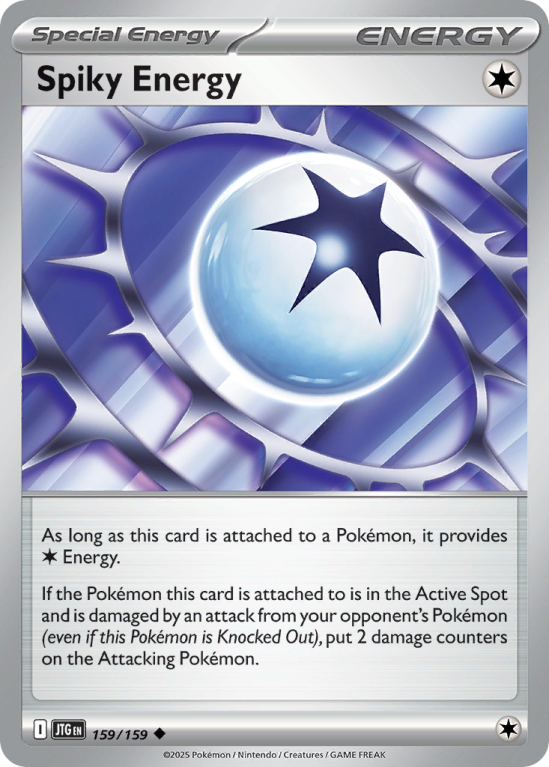 Pokémonkaart Spiky Energy nummer 159/159 uit de set Journey Together (Scarlet & Violet)