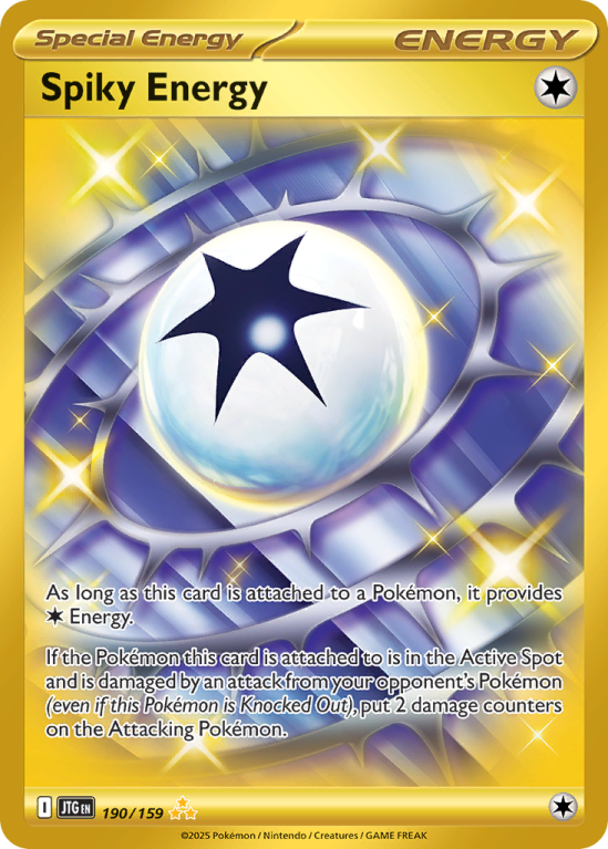Pokémonkaart Spiky Energy nummer 190/159 uit de set Journey Together (Scarlet & Violet)