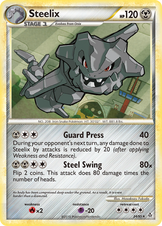 Steelix 24/95 HeartGold & SoulSilver HS—Unleashed