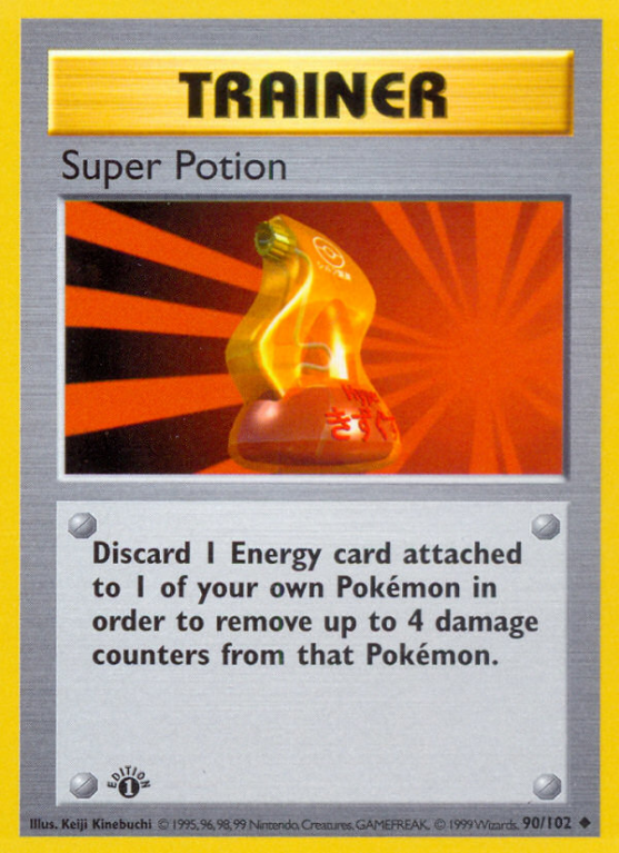 Super Potion 90/102 Base Base Set