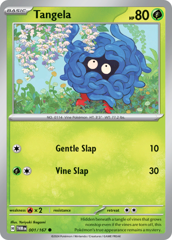 Tangela 1/167 Scarlet & Violet Twilight Masquerade