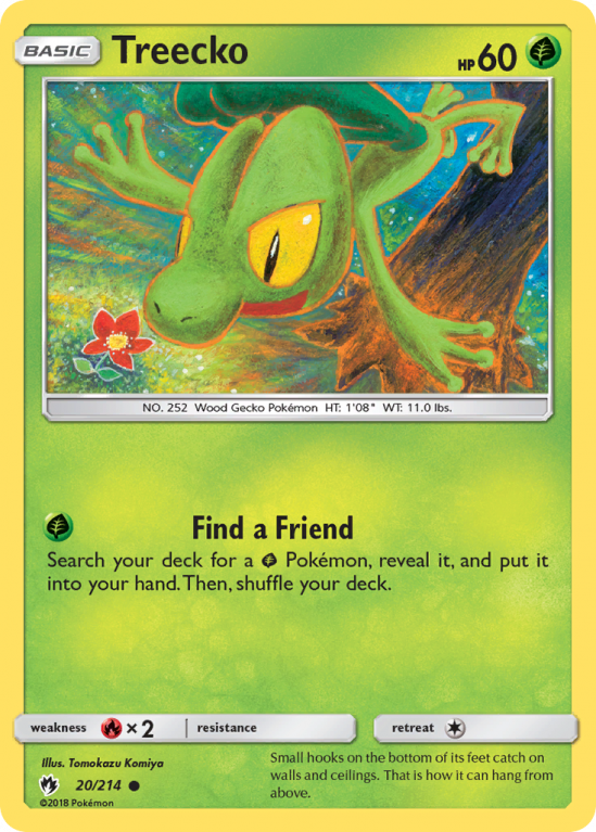 Treecko 20/214 Sun & Moon Lost Thunder